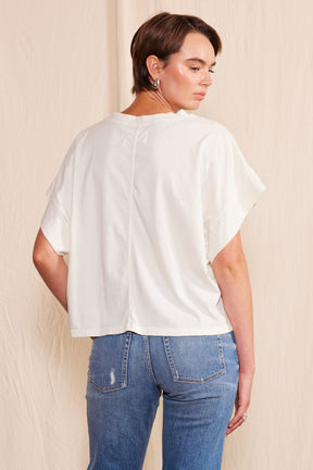 "Honky  Cowgirl" Crew Neck T-shirt
