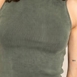 Sage Rib Tank - Olive