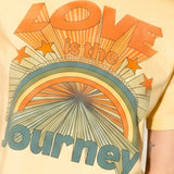 Love is the Jouney Cropped Tee