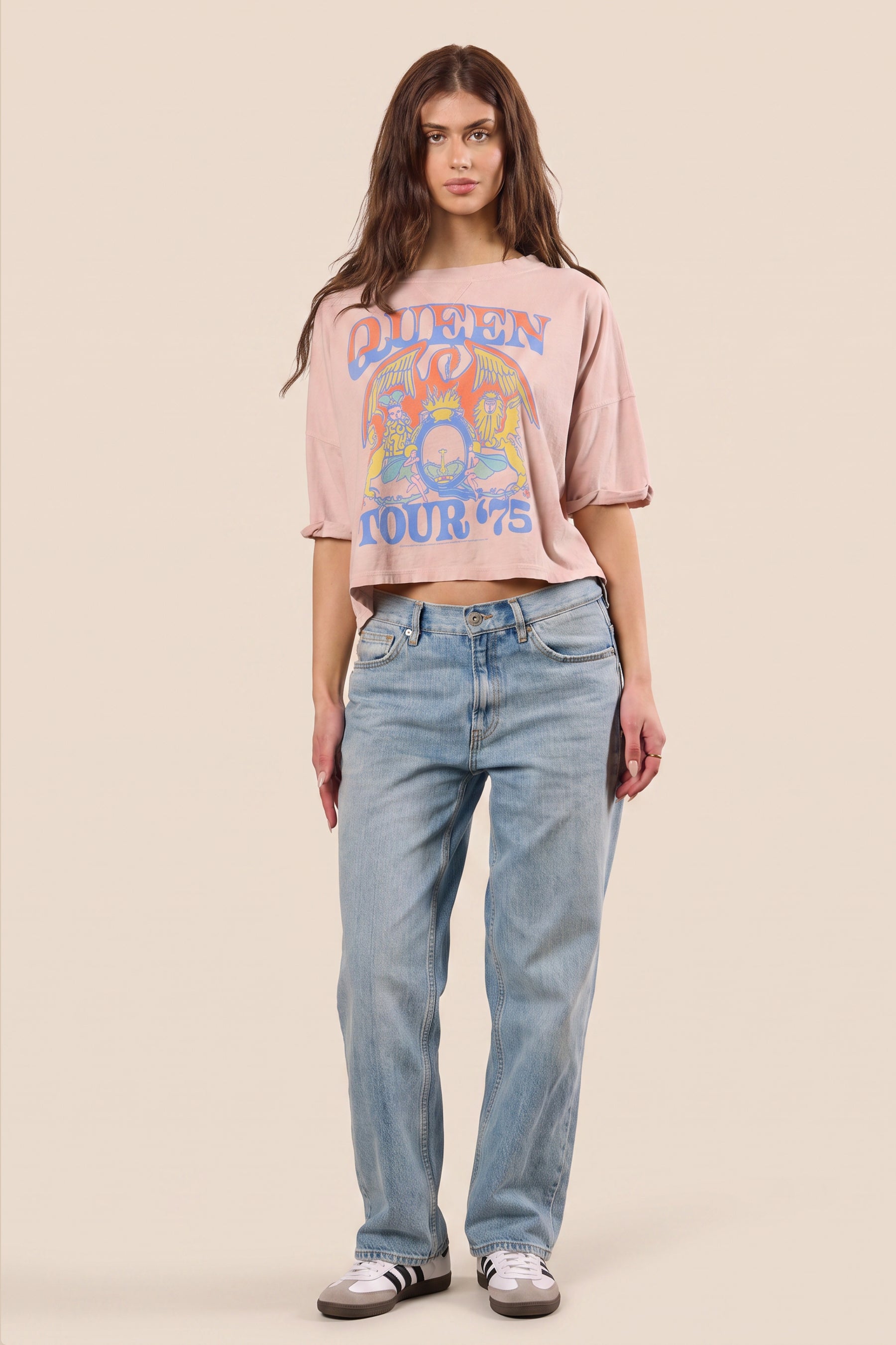 Queen Tour of 1975 Cropped Tee