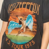 Led Zeppelin U.S Tour 1975 Sunkissed Gray Tee