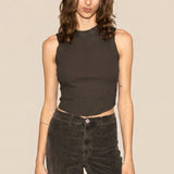 Hemp Rib Tank - Vintage Black