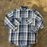 Artisan Hand-Painted Kindness Canvas Plaid Shirt
