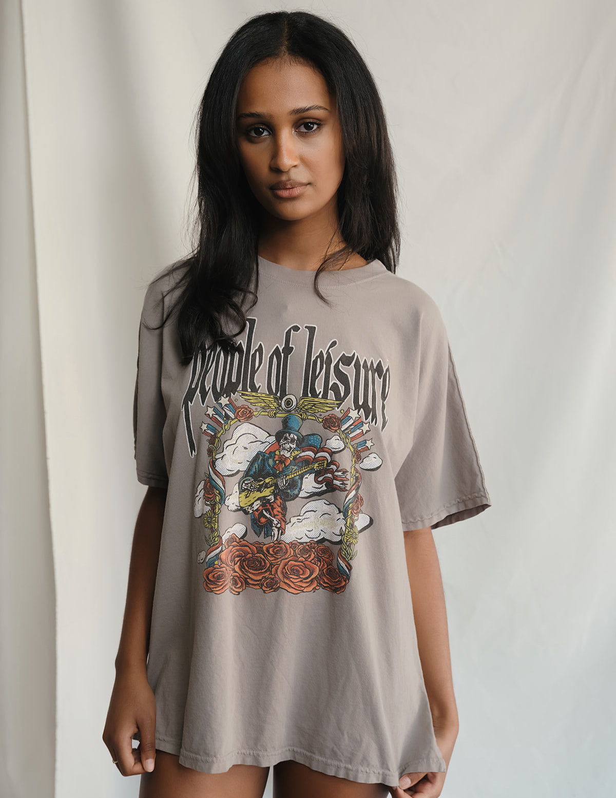 People of Leisure Rock Till' I Die Oversized Tee