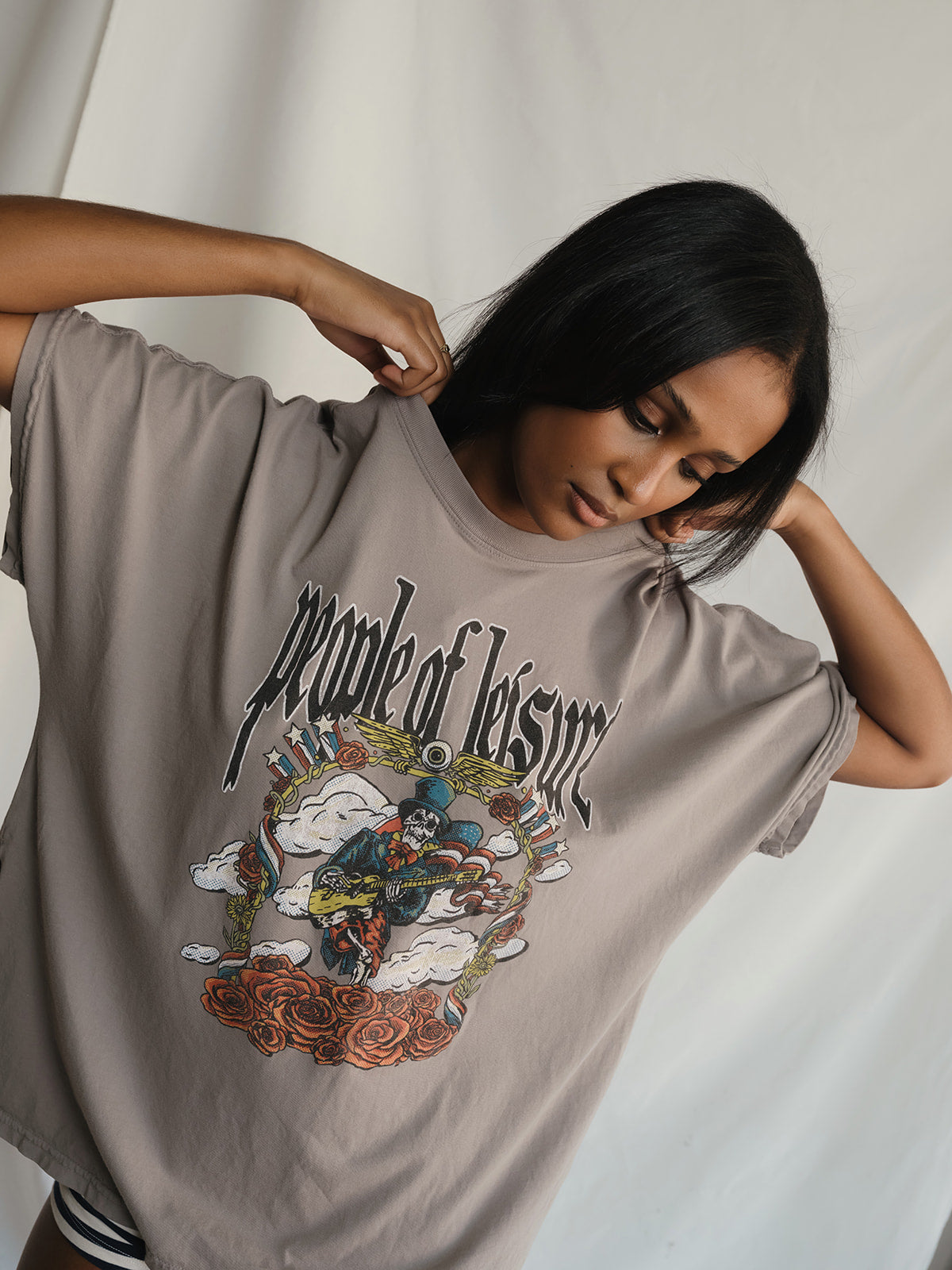 People of Leisure Rock Till' I Die Oversized Tee