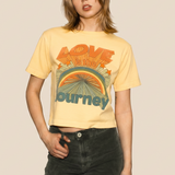 Love is the Jouney Cropped Tee