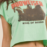 Budweiser Brew Babe Crop Top