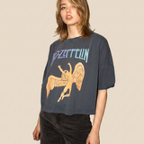 Led Zeppelin Swan Cropped Tee