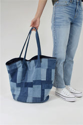 Porter Blue X People of Leisure - Scrapwork Tote Bag