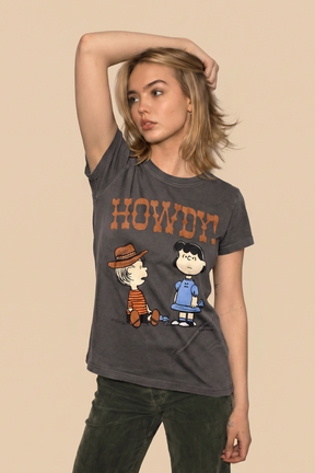 Peanuts Howdy Baby Tee