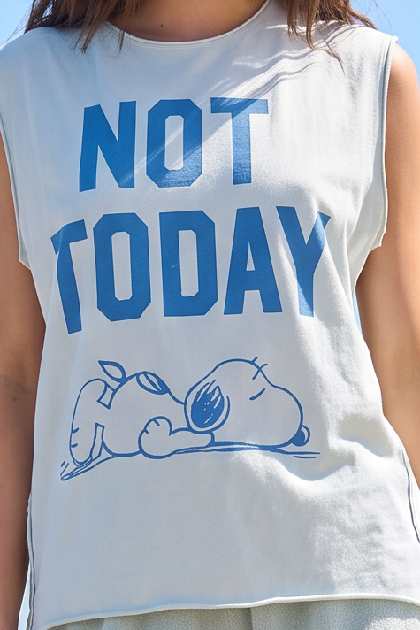 Peanuts Not Today Tank