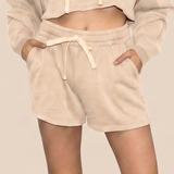 The Bonnie Cropped Hoodie - Bone