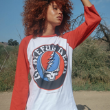 Grateful Dead Stealie Baseball Tee