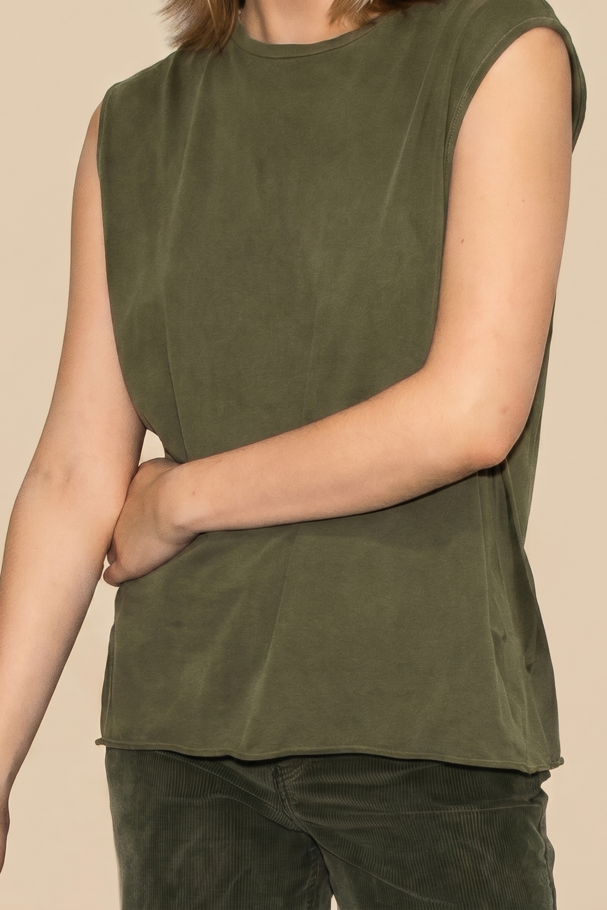 Breezy Tank - Olive