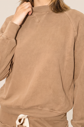 The Birdie Pullover - Camel