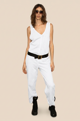 Playa Jumpsuit - Gardenia White