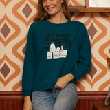 Peanuts Slow Down Authentic Vintage Sweatshirt