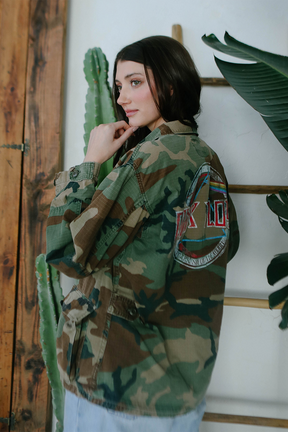 Pink and green camo jacket best sale