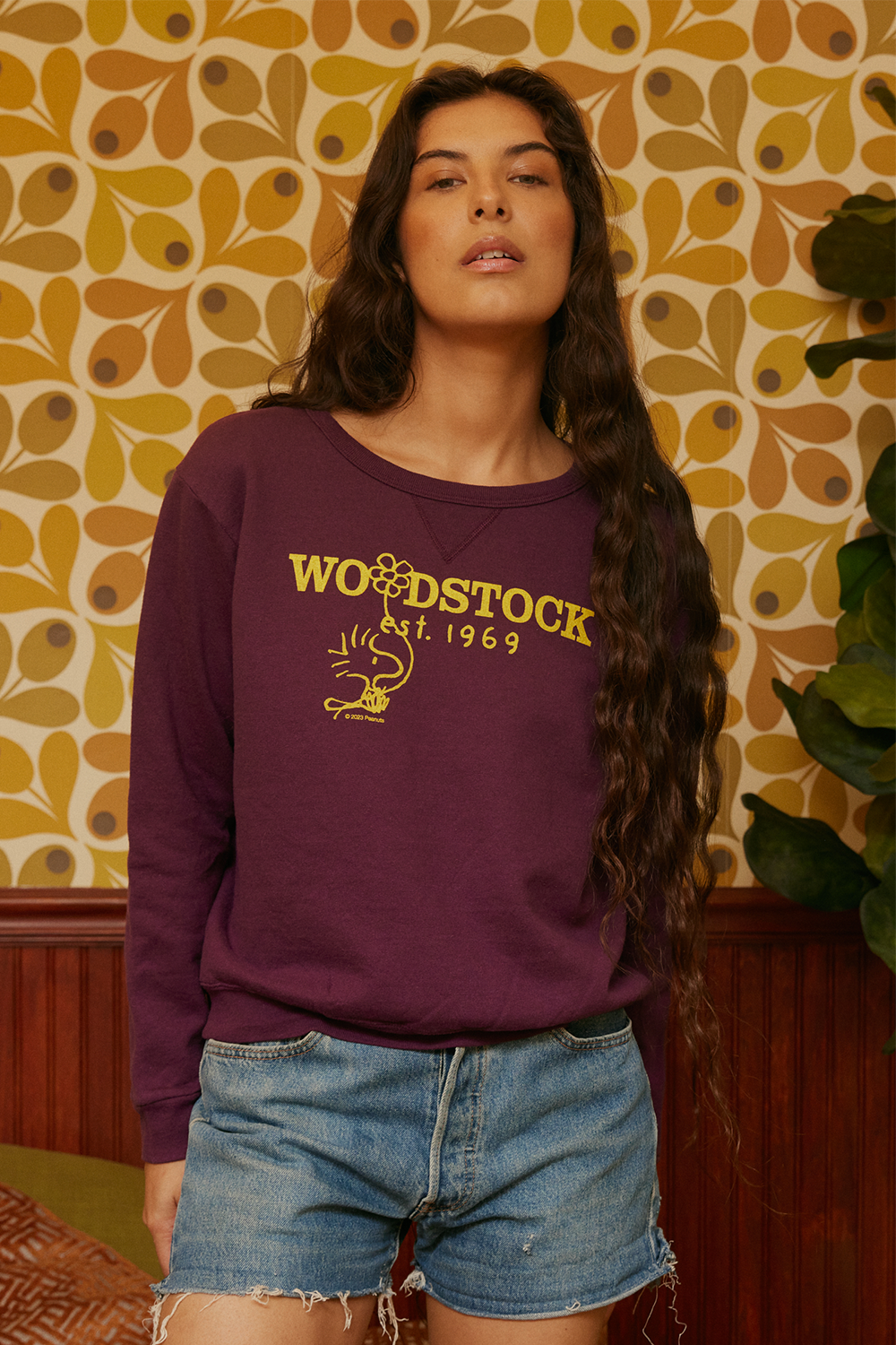 Peanuts Authentic Vintage Woodstock 1969 Sweatshirt