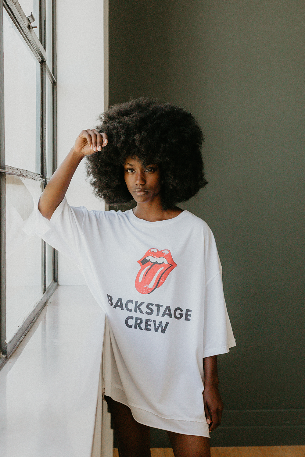 Rolling Stones Backstage Crew Oversized Tee