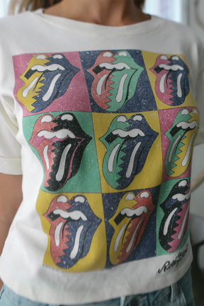 Rolling Stones Color Block Tee