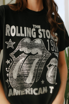 Rolling Stones 1981 American Tour Glitter Tee
