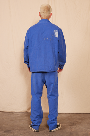 60's Vintage Euro Blue Workwear Chore Coat