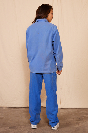 1960's Vintage Unisex Workwear Blue Jacket