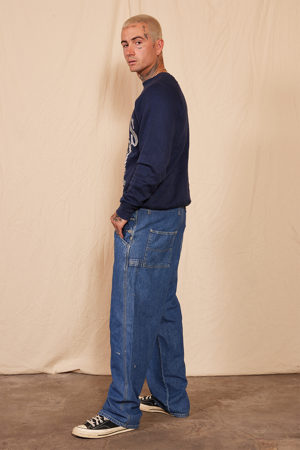 Vintage 90's Reworked Overall Trouser