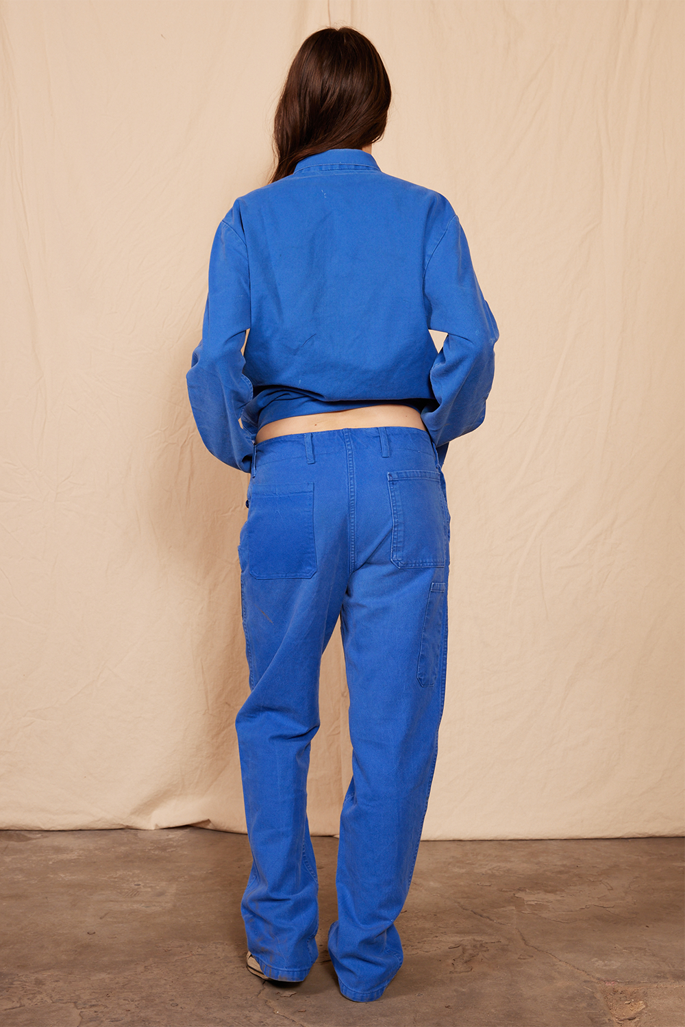 Vintage 80's Blue Euro Workwear Pants