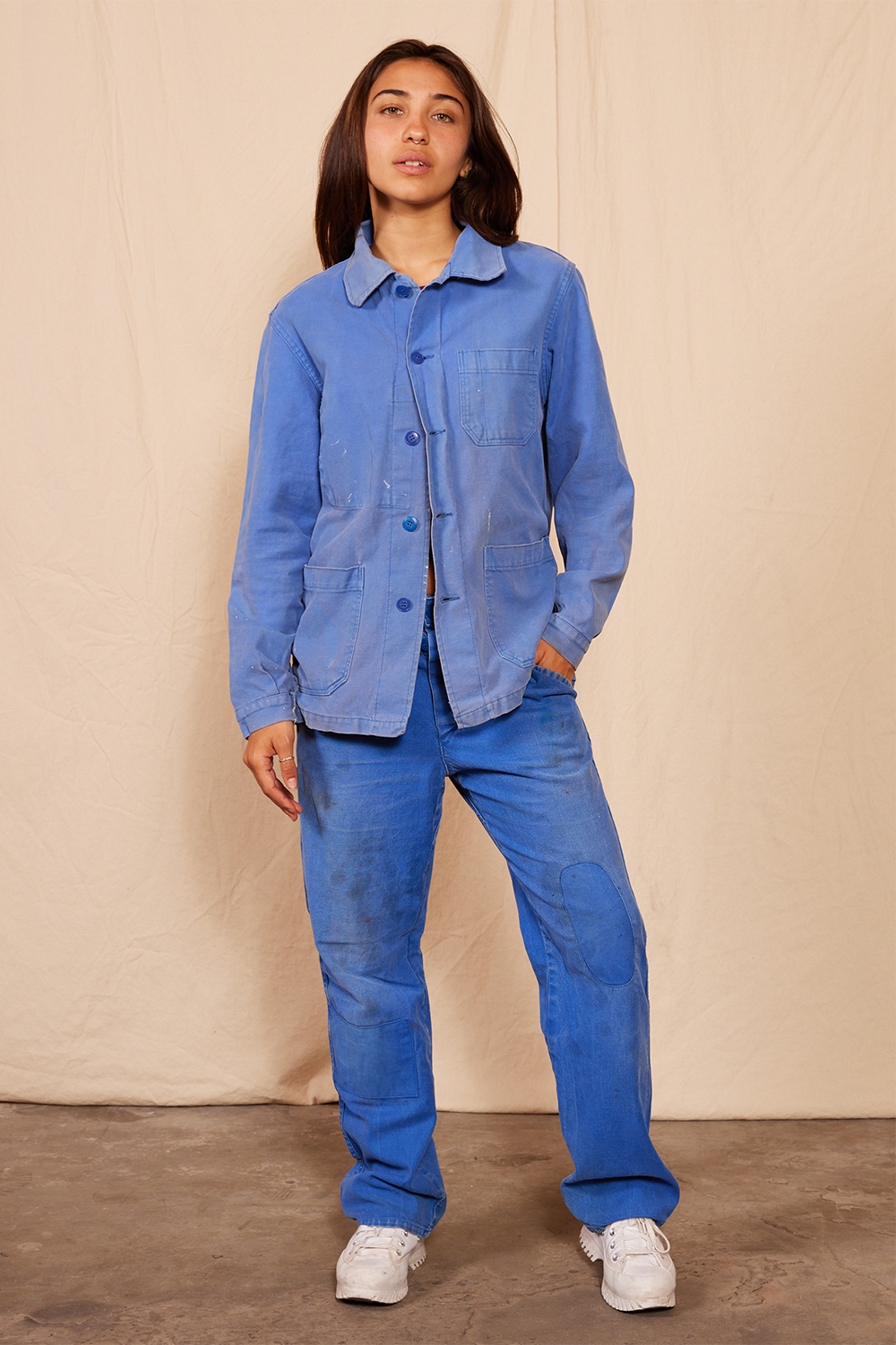 80's Reworked Vintage Euro Workwear Patched Pant
