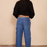 Vintage Low Rise Tie Jeans