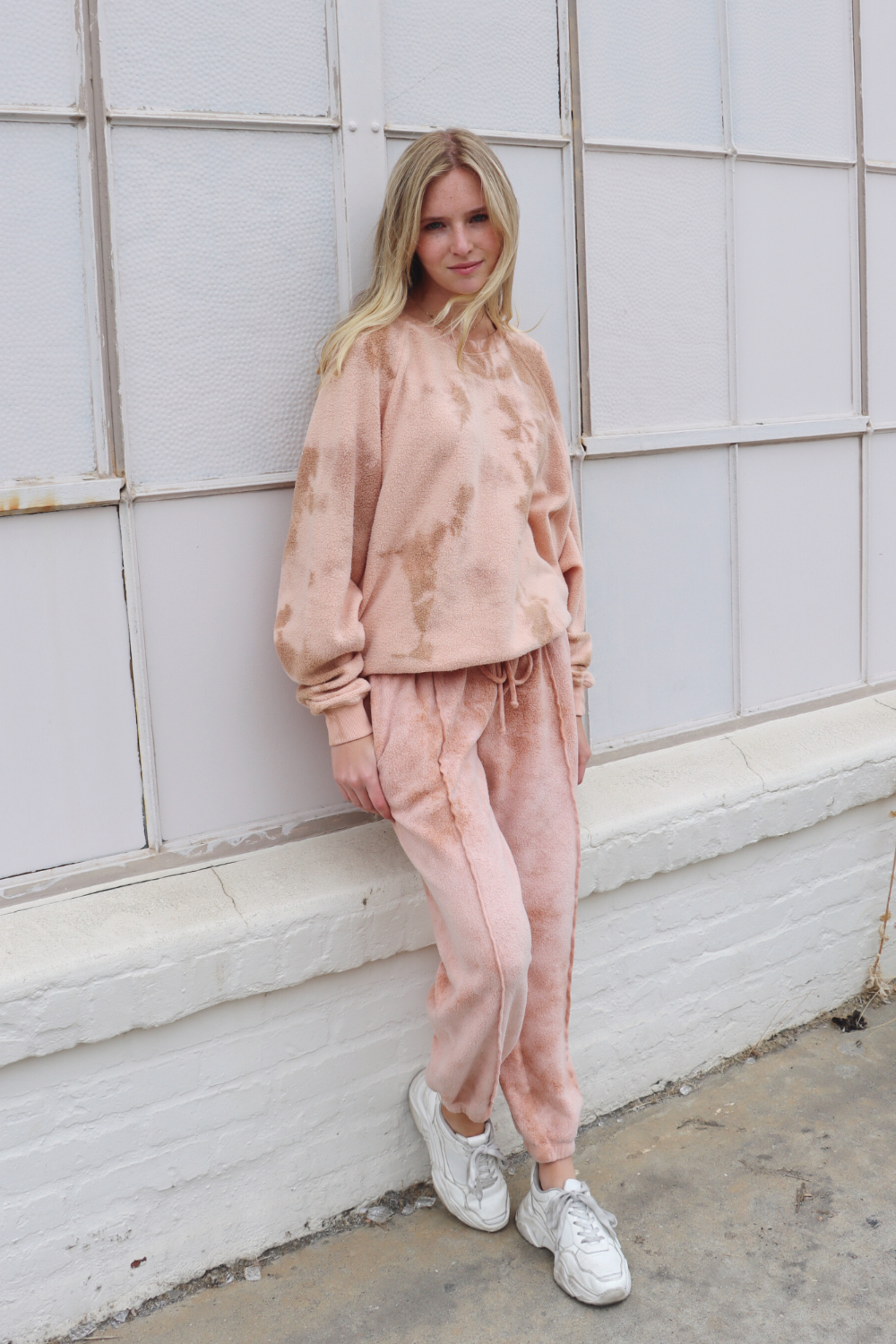 Pink tie discount dye sweatsuit