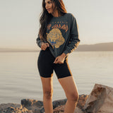 Def Leppard Upcycle Golden Sweatshirt