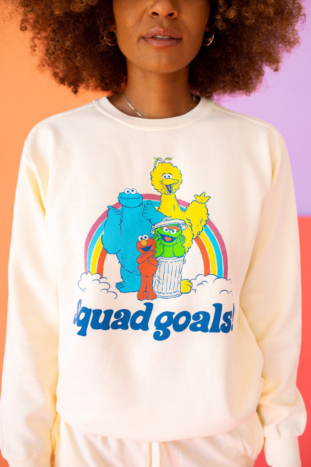 Squad Goals Sesame Sweatshirt