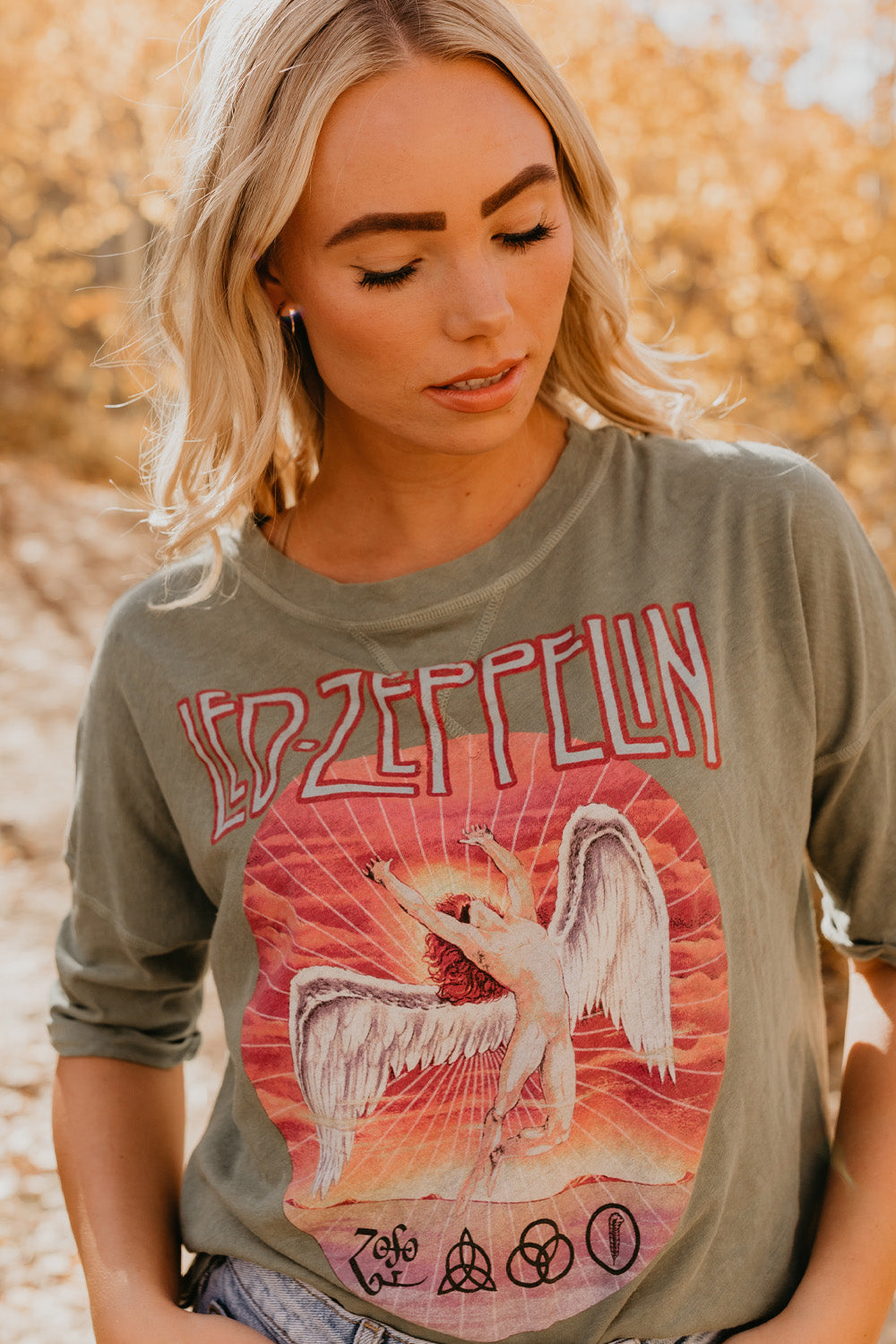 Led Zeppelin Quarter Sleeve Tee